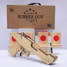 DESERT EAGLE de madera para adultos y adolescentes, pistola de bandas de caucho, juego de tiro al blanco y destreza.