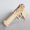 WALTHER de madera para adultos y adolescentes, pistola de bandas de caucho, juego de tiro al blanco y destreza.